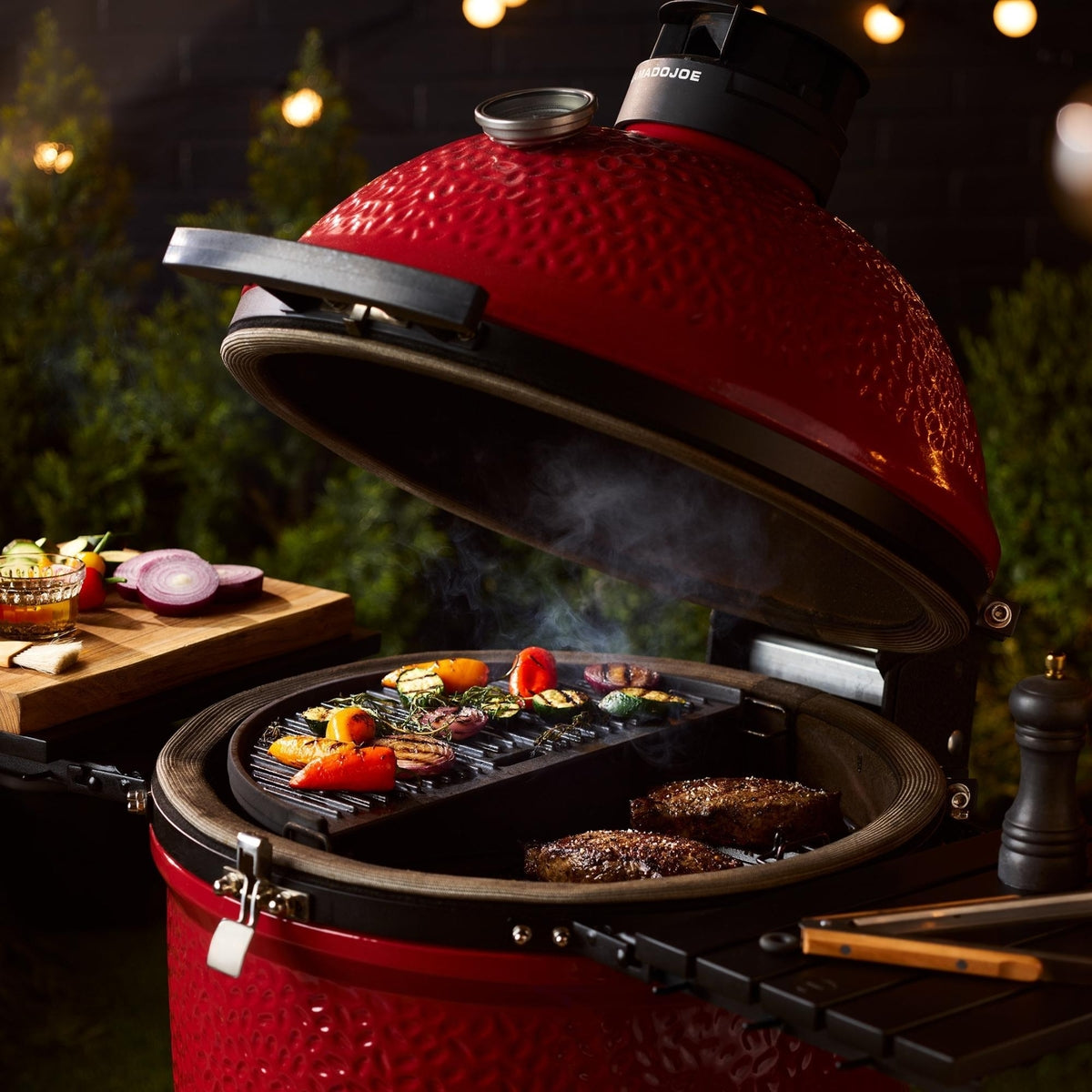 Kamado Joe Classic II Stand Alone with Outdoor Kitchen Cabinet