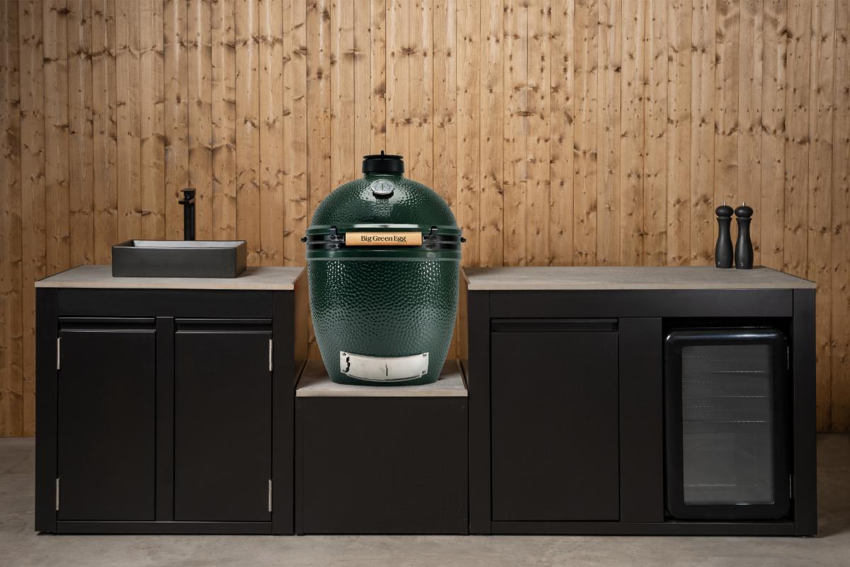 Big Green Egg Spitfired Outdoor Kitchen 400 with Sink